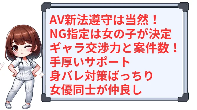 AV事務所選びが超重要な理由